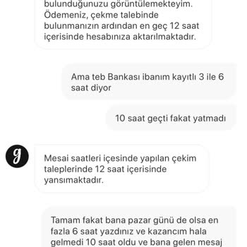 Gardrops Kazancımı Yatırmadı! Canlı Destek İlgilenmedi