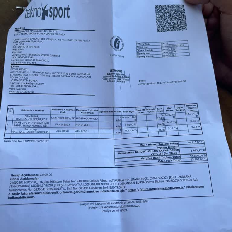 Samsung Sur Yapı AVM'den Aldığımız Klimanın Kurulumu Bir Türlü Yapılmıyor!