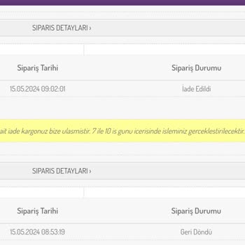 Sefamerve İade Sorunu Çözemiyor.