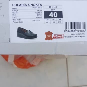 FLO Ayakkabı Yanlış Numara Gönderilmesi