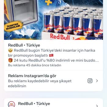 Red Bull Sahte Reklam Buzdolabı