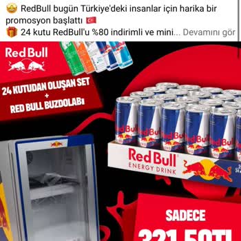 Red Bull Sahte Reklam Buzdolabı