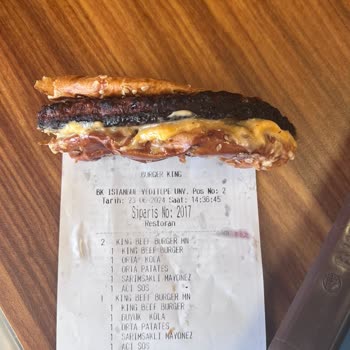 Burger King Yeditepe Yanık Ekmek Lezzeti