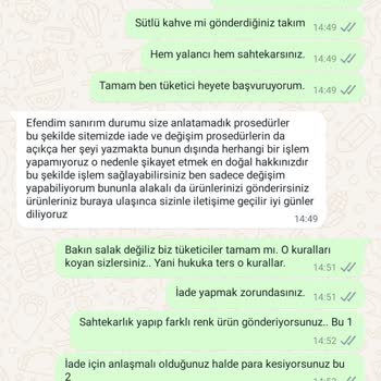 Ahel Tasarım İade Kabul Etmiyor. Yanlış Ürün Gönderiyor. Tavırları KTÜ