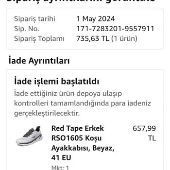 Amazon-depo Ürün Bekletmesi-red Tape