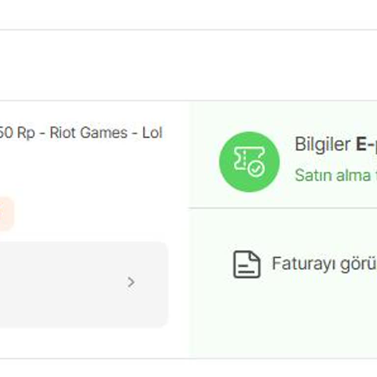Hepsiburada E-pin Kodu Aldım, Kullanılmayan Bir Kod Attılar. Para İadesi İstiyorum