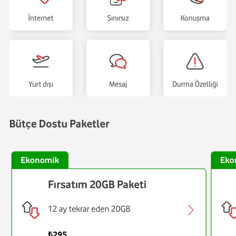 Vodafone FreeZone Aylık Sınırsız İnternetimi Vermiyor!