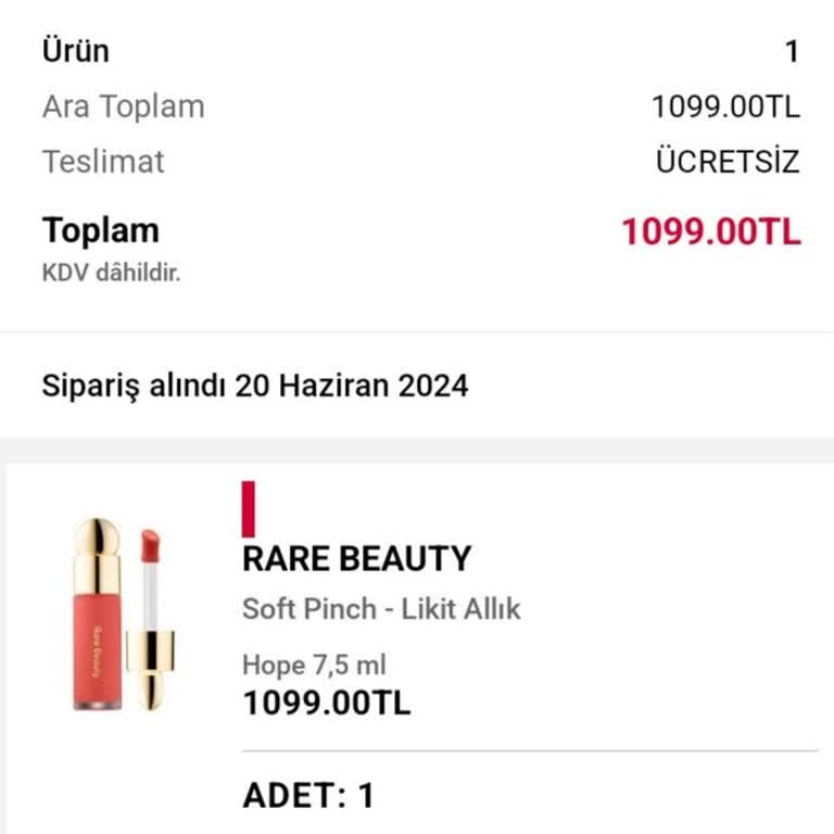 Sephora Siparişim Hala Kargoya Verilmedi
