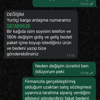 Meysadesign Elbisemi İade Edemiyorum