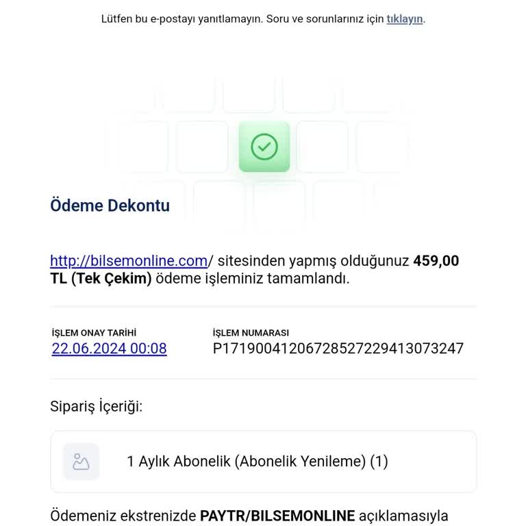Bilsem Online Habersiz Para Çekme Abonelik Yenileme