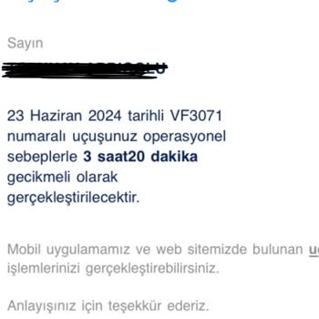 Ajet 3.20 Dakika Rötar Mağduriyeti