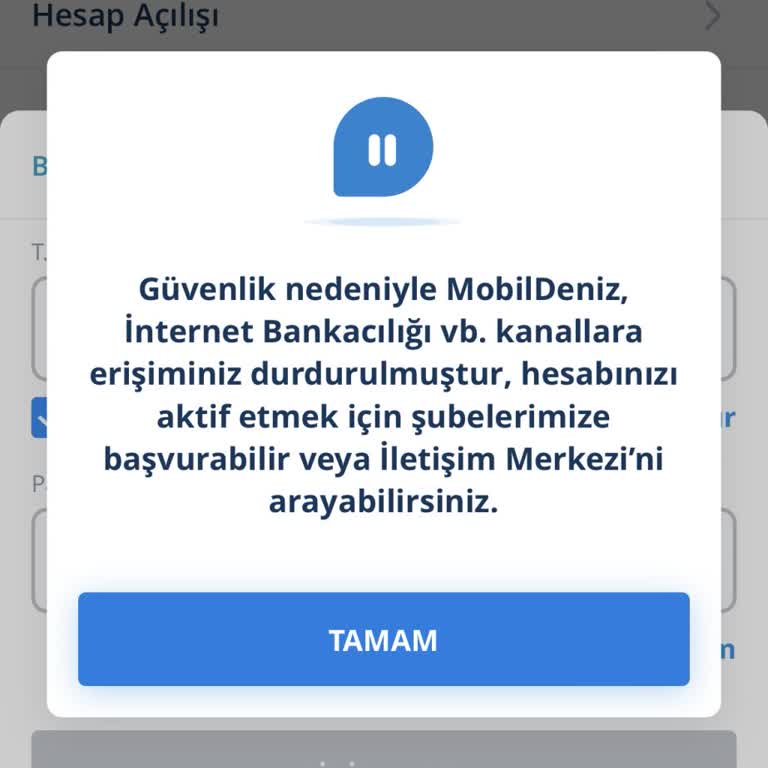 Denizbank Hesabıma Giriş Yapamıyorum Ve Borcumu Ödeyemiyorum!