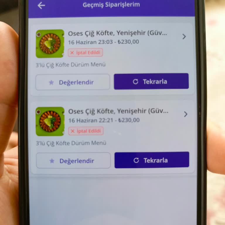 Getir Param Karta Yatmadı