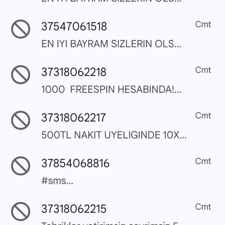 Vodafone Bahis/casino Mesajları Bıktırdı
