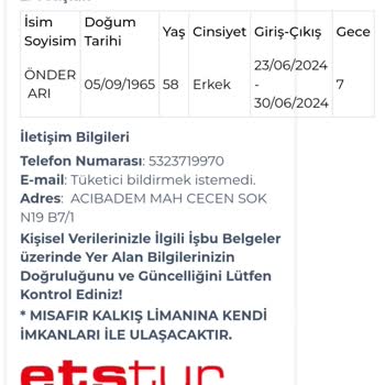 ETS Yunan Adaları Turu Vize Mağduriyeti