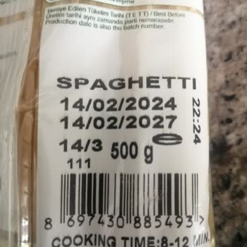 Arbella Makarna Açılmamış Pakette Böceklenme