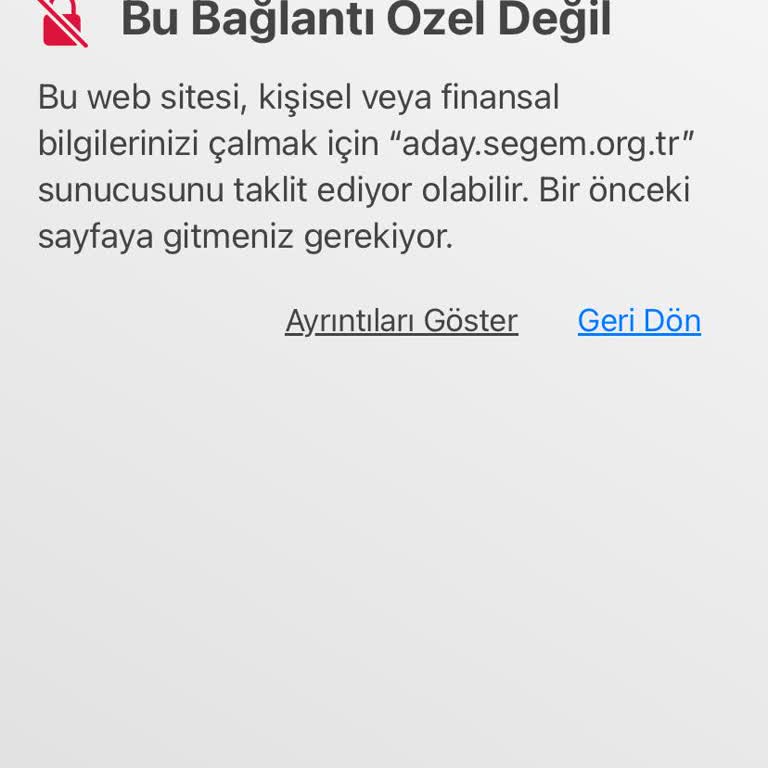 Segem Sistemine Giriş Yapılmıyor