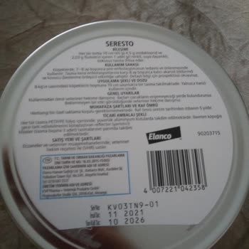 My Elanco Seresto Tasma İltihaplı Yaralara Sebep Oldu!