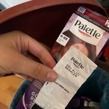 Palette Saç Boyası Tüp Numarası Kutu İçeriğinden Farklı Çıktı