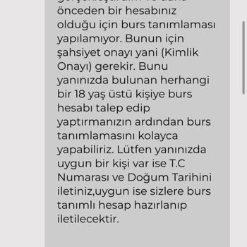 Eğitim Gönüllüleri Vakfı (Burs Başvuru) Tegv Adına Açılan Asılsız Hesap