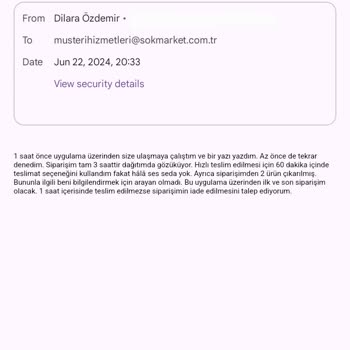 Cepte Şok Siparişi Teslim Edilmedi