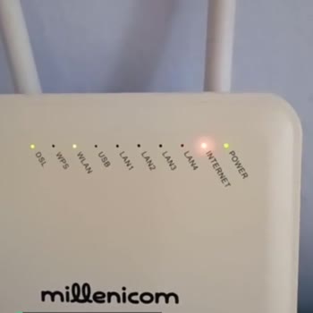 Millenicom İnternet Işığı Kırmızı Yanıyor Ve İnternete Bağlanılmıyor!