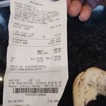 Migros Ekmeğinde Böcek Çıktı