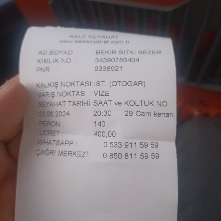 Kale Seyahat Emeklilerin Saf Yerine Konulması...