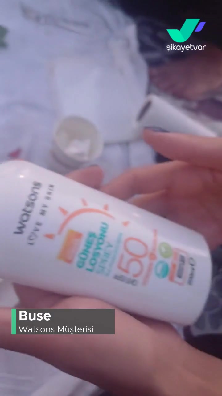 Watsons Bozuk Güneş Kremi videonun kapak resmi