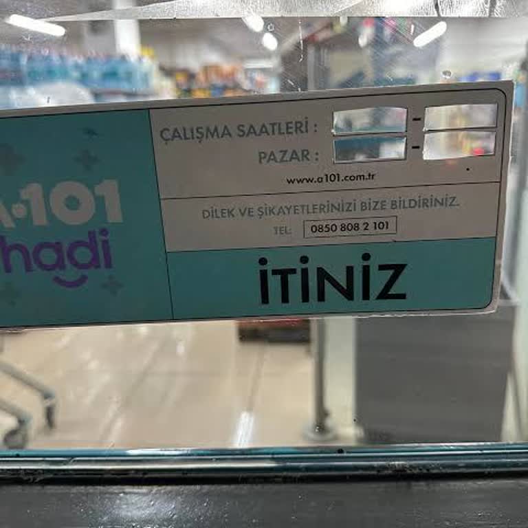 A101 Kapanış Saati A101in