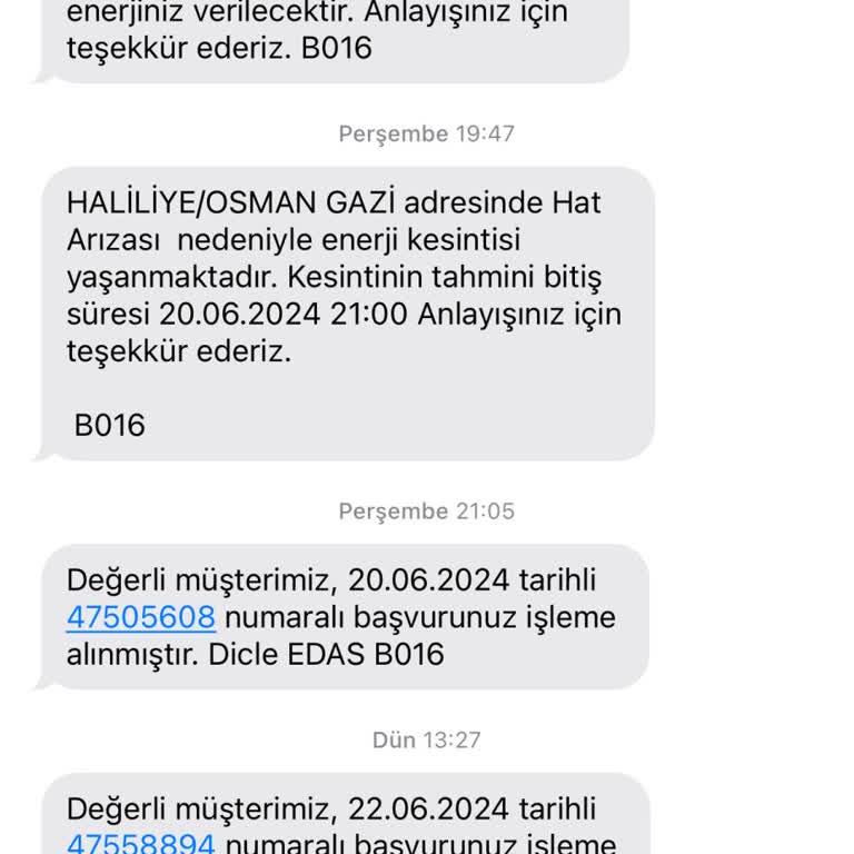 Her Gün Kesilen Elektrik (TEDAŞ)