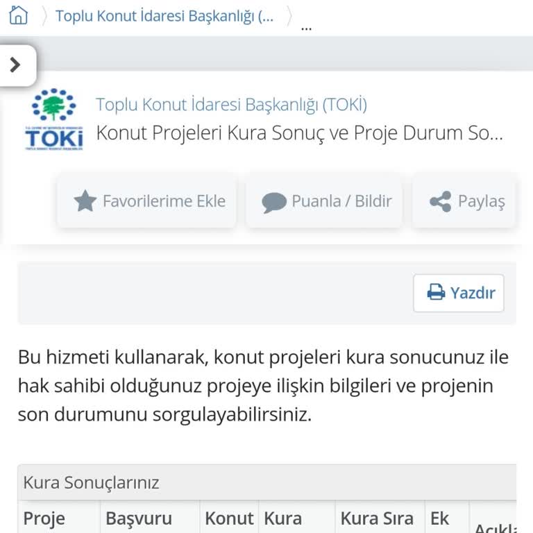 TOKİ Antalya Merkez Projesi