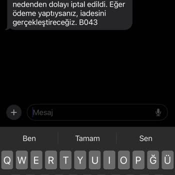 Yemek Sepeti'nden Şikayetçiyim