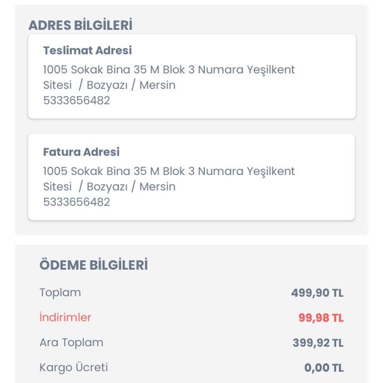 LCW Çanta Siparişi
