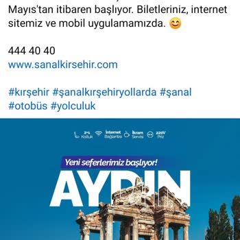 Şanal Kırşehir Seyahatin Başlamayan Kırşehir - Aydın Seferleri