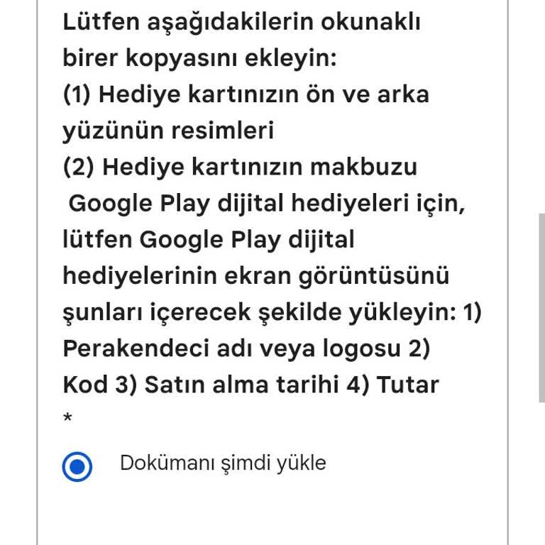 Razer Gold'dan Aldığım Google Play Kodu Kullanılamıyor, Yardım Lütfen!