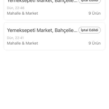 Yemek Sepeti Market Terbiyesizliği