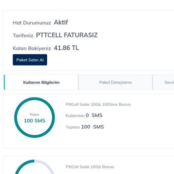 Pttcell Paket Bitmeden Haksız Bir Şekilde Paramı Çekiyor!