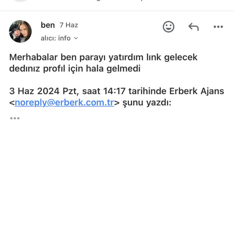 Erberk Ajans Para İadesi İstiyorum
