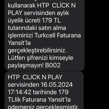 Turkcell Click N Play Uygulamasını Usulsüz Bir Şekilde Tahsil Ediyor