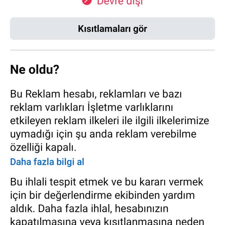 Google AdSense Google Reklam Hesabı Kapatma