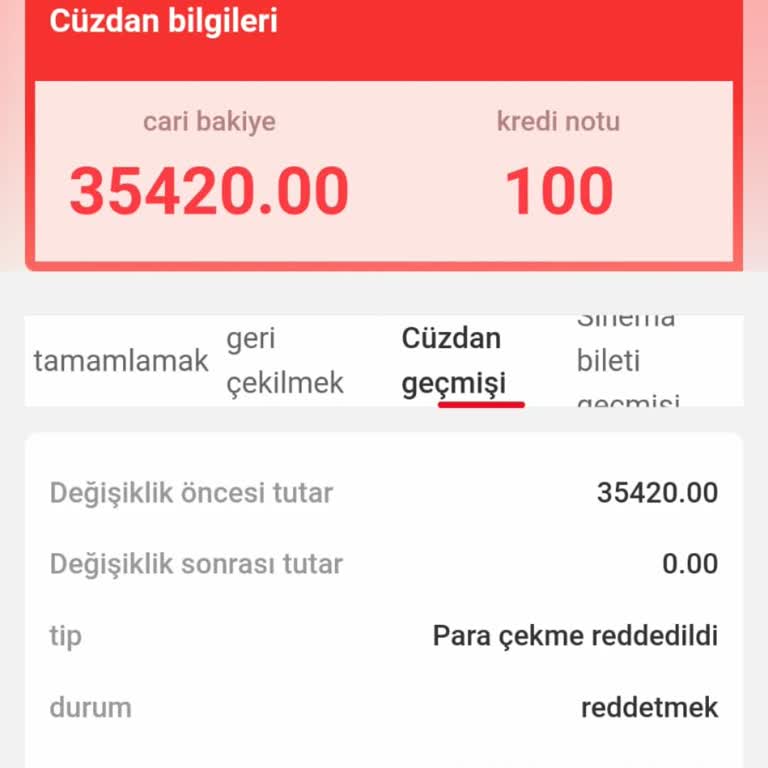 Arsinema.com Paramı Geri Almak