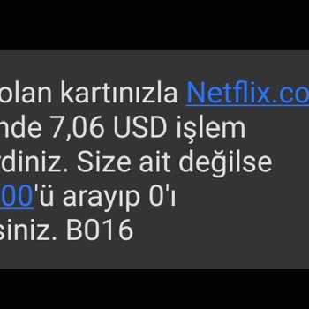 Netflix Aidatı Dolar Üzerinden Kesinti Yapıldı