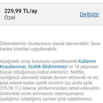 Netflix Aidatı Dolar Üzerinden Kesinti Yapıldı