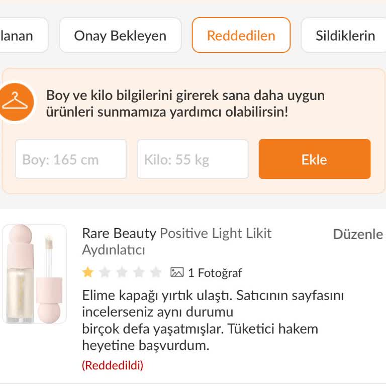 Trendyol Yorum Yapmamı Engelliyor
