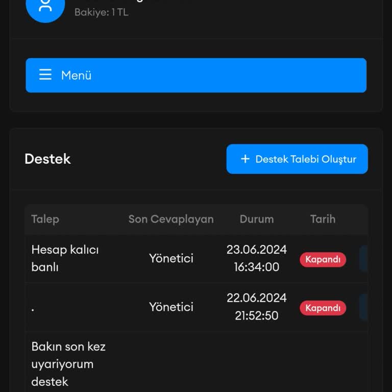 Valoskin.com Banlı Hesap Şikayeti.