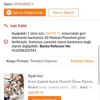 Trendyol Ürünümü Karıştırdılar Para İadesi Yapmıyorlar