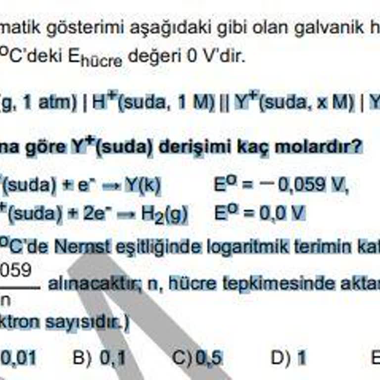 ÖSYM YKS Hatalı Soru