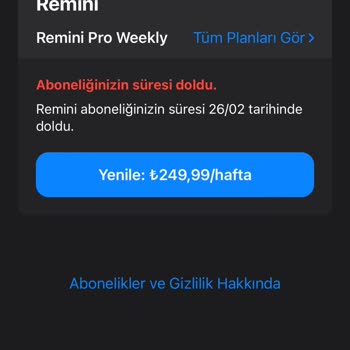 Remini Benden 326 Lira Para Çekiyor