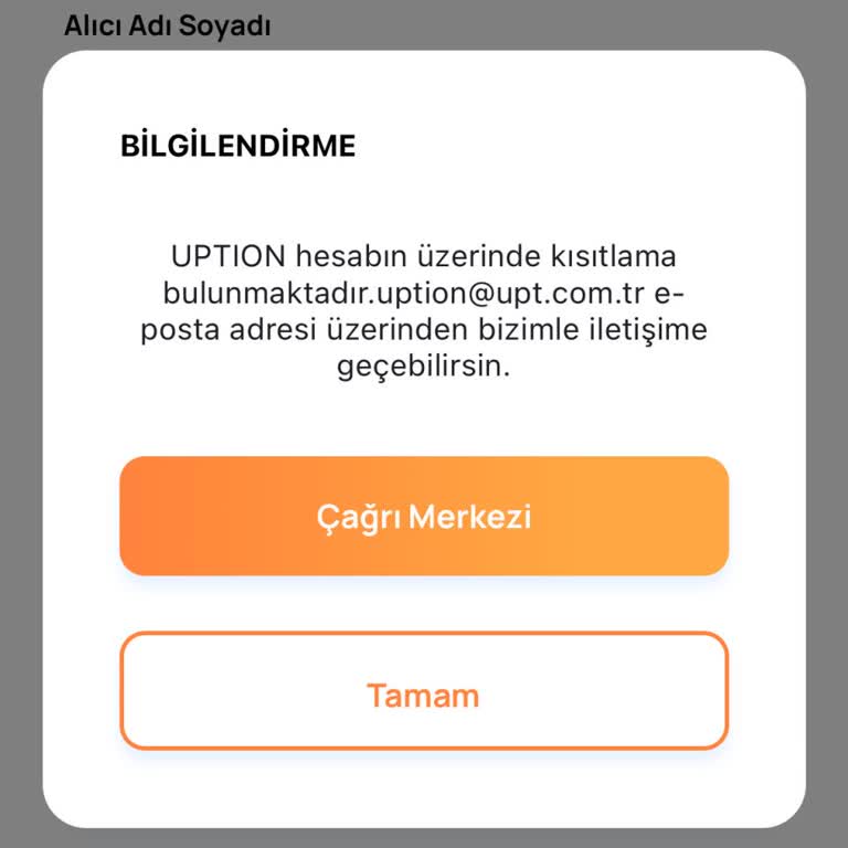 Uption Hesap Kısıtlaması Şikayet BDDK Şikayet Edeceğim Sizi